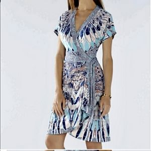 BCBG wrap dress S